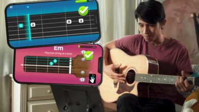 Aplicativo para aprender a tocar guitarra